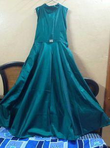 Elegant Teal Fairy Gown