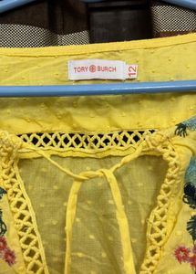 Tory Burch *Copy* Embroidered Mini Dress