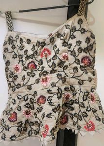 Floral Crop Top &amp; Maxi Skirt Set