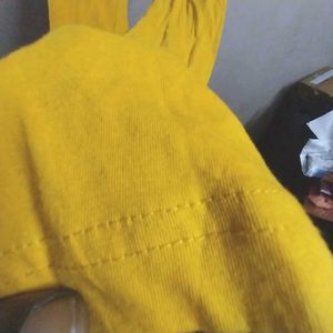 bright yellow colour Leggings