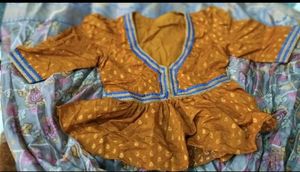 Beautiful Orange &amp; Floral Print Lehenga Choli