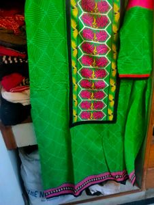 Green &amp; Pink Kurta