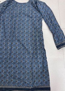 Blue Printed Kurta