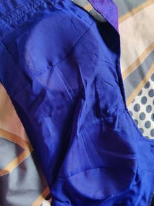 Vibrant Purple Silk Blouse