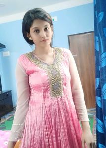 Elegant Pink Ethnic Gown