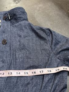 Stylish Blue Casual Jacket