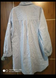 Striped Cat Pocket Shirt