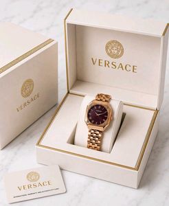 Versace women’s  Luxury Analog Watch – Green Sunra