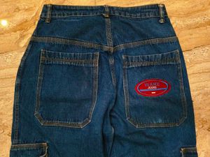 Vintage Wide Leg Cargo Unisex Jeans
