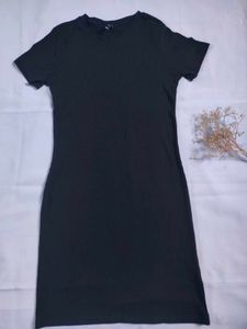 Classic Black T-Shirt Dress