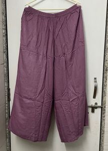 Elegant V-Neck Purple Dress