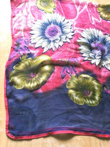 Floral Print Saree