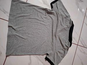 Grey Collared T-Shirt