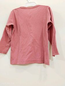 Kuchipoo Giraffe Family Full Sleeves Top For 1-2