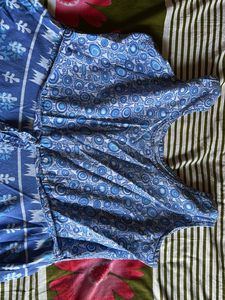 Blue Patterned Sundress