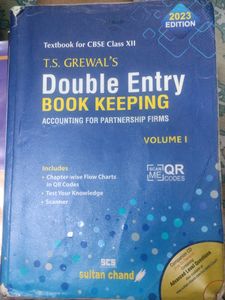 Ts Grewal Double Entry Book Keeping Volume I