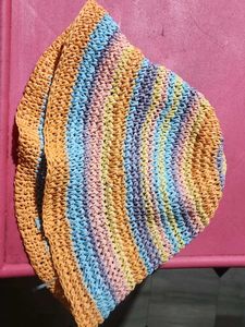Colorful Woven Sun (beach Hat)