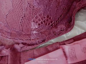 Burgundy Lace Bra &amp; Panty Set