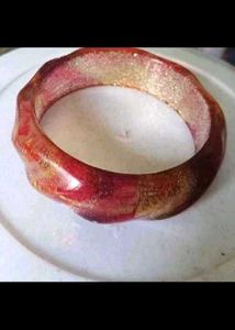 Unique Red &amp; Gold Bangle