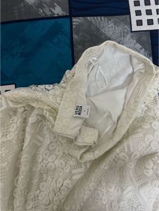 Cream Lace Skirt