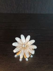 Peacock Jhumka Earrings &amp; Flower Hair Clip