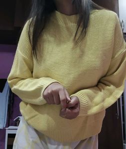 Yellow Knit Sweater