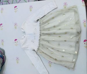 Sparkly Polka Dot Tulle Dress