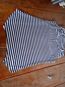 Striped Sleeveless Top