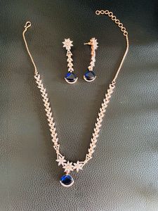 American Diamond Jewellery Set