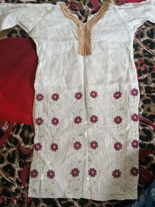 Elegant Embroidered 3 pis Kurta Set