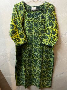 Vibrant Floral Print Kurta