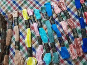 Embroidery Floss Skeins - 25 Assorted Colors