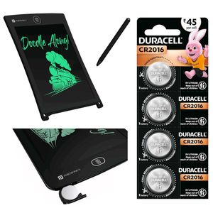 Portronics Ruffpad & extra Batteries(4)