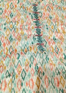 Bohemian Diamond Print Kurta Set