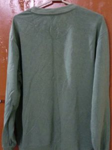 Comfortable sea green Long Sleeve Top