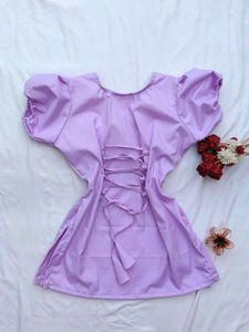 Lilac Corset back kurti 🪻🫶