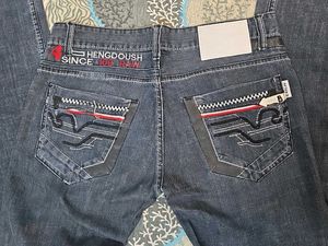 Men's Dark Wash Designer Jeans
