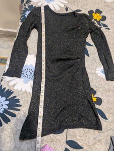 Sparkly Black Mini Dress