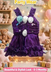 Adorable Purple Party Dress