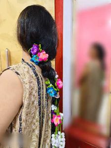 Handmade Crochet Flower Hair Parandi