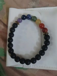 Chakra Lava Stone Bracelet