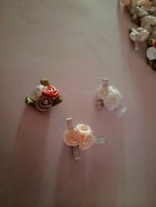 HANDMADE SATIN FLOWERS FOR SALE!!