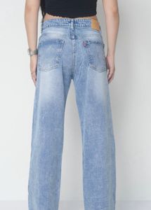 Light Wash Wide Leg Jeans
