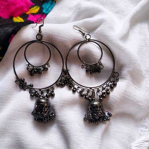 Hoop Jhumka Earrings
