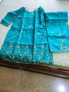 Beautiful Tealkurta Plazzo Set