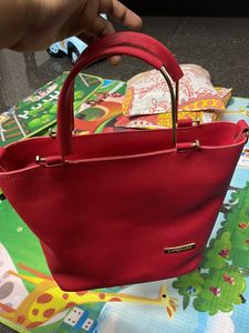 Hand Bag - Red