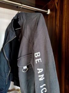 Stylish Grey Casual Jacket