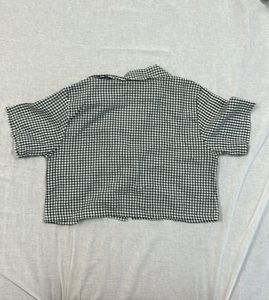 Crop Printed Shirt