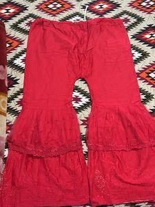 Party wear Red Garara (price Drop 🥳)