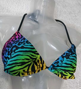 Rainbow🇲🇾 Zebra 34,36B.Print Bikini